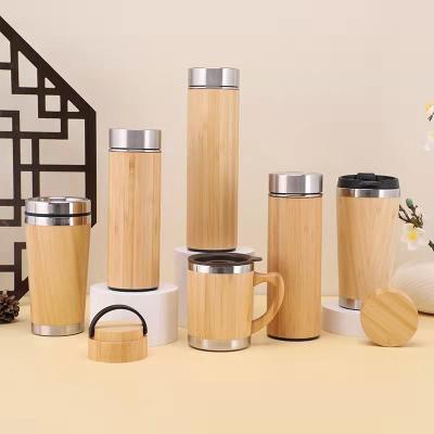 China New Design Viable Wholesale Travel Bamboo Cup Reusable Tea Cup With Bamboo Coffee Cup for sale