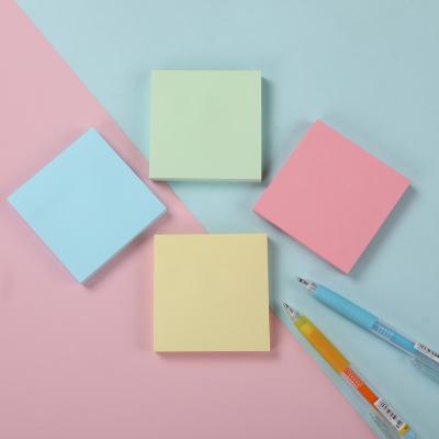 China Pastel color self-adhesive high quality sticky notes, removable sticky notes, office use sticky notes for sale