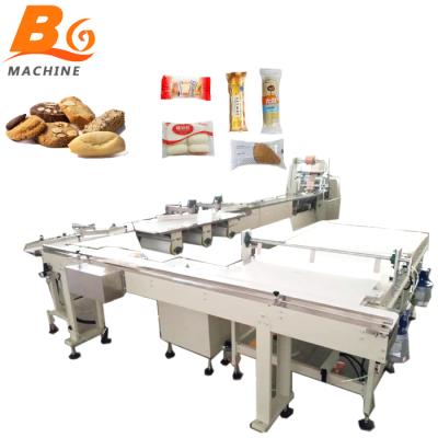 China Automatic Food Bread Rusk Flow Line Packing Machine Packing Machines for sale