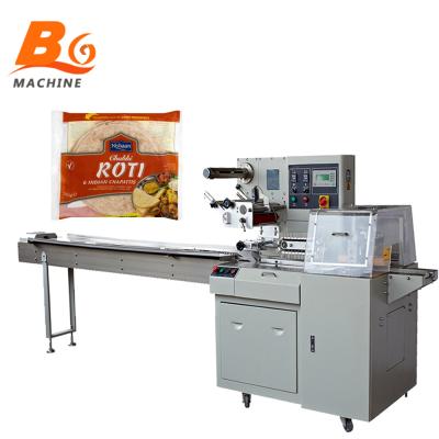 China Food Triangle Cheesecake Pita Bread Plastic Bag Packaging Machine for sale