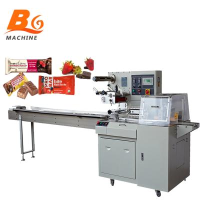 China Automatic Universal Horizontal Hamburger Steamed Food Bun Donut Packaging Packing Machine for sale