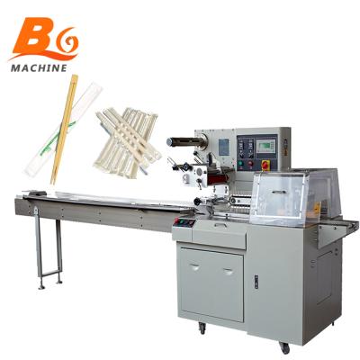 China Automatic Bamboo Food Stick and Paper Straw Packaging Packing Machine for sale