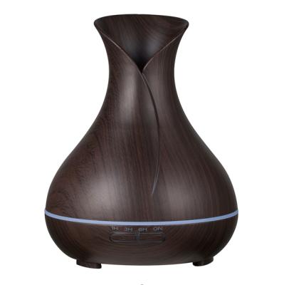 China Hotel Wood Grain Ultrasonic Aroma Diffuser Air Humidifier for sale