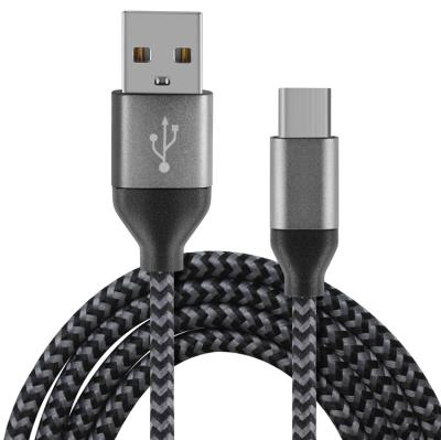 China Injection mold for durable and abrasion resistant usb types c cable nylon braided type c usb cable for sale