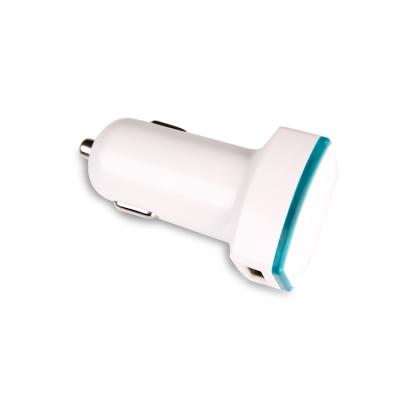 China A face for hot selling logo printing smartphone dual usb car charger for sale