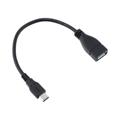 China Portable USB 3.1 Type C Male COMPUTER To AF Male 10cm OTG Cable for sale