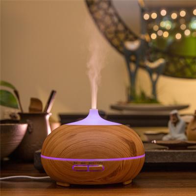 China Hotel Ultrasonic Wooden Aroma Diffuser Humidifier Supplier Support OEM & ODM (With Power Adapter) for sale