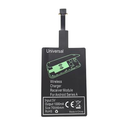 China Wholesale Mobile Universal Micro USB OEM Micro USB Qi Wireless Charger Receiver for sale