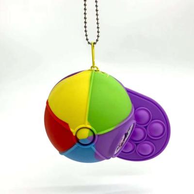 China Latest Mini Soft Wallet Bags Bubble Push Popper\Factory New Fasion Silicone Clip Purses Pocket Shaker Plays Key Chain for sale