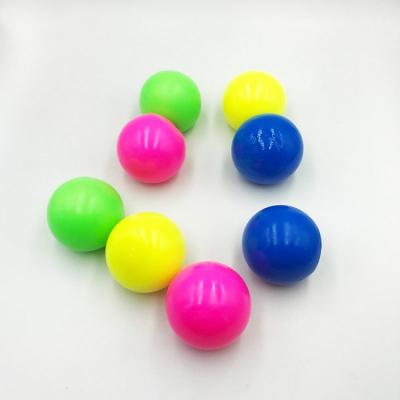 China Toy New Trend Ceiling Wall Suction Cup Soft Ball Indoor Parent-child Interaction 4.5CM Wall Sticky Ball For Child for sale