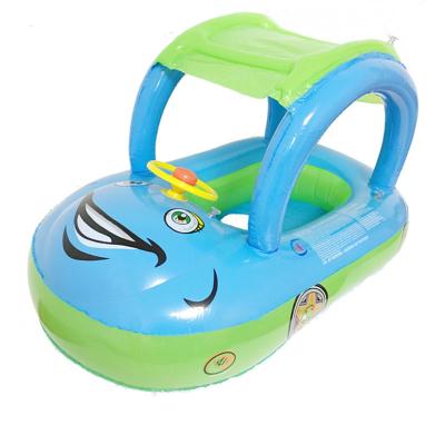 China Hot Sale Kid Summer Toy Baby Swimming Ring With Tent Car Boat Seat for sale