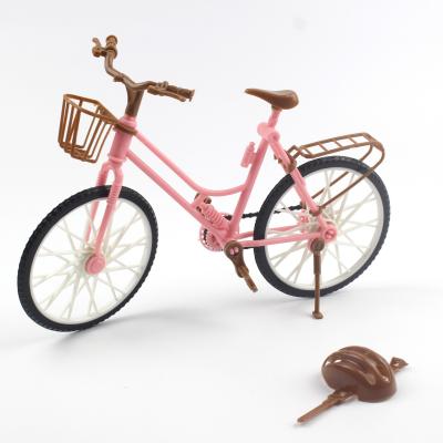 China Play Doll's Accessories Toys With Wheels Movable Plastic Bike Model Happy Child Toy for sale