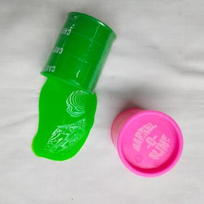 China Oil Can Colorful Novelty Mini Sand Oil Barrel Mud Toy Skin Glue For Halloween for sale