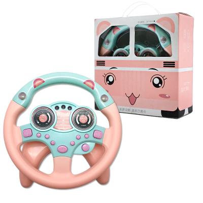 China Pretend Driver New Children Musical Developing Educational Toys Simulation Steering Wheel With Early Sounding Light Education Toy For Kids for sale