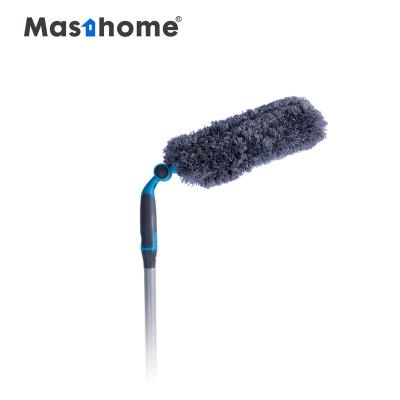 China High Quality Detachable Flat Microfiber Car Masthome Pole Long Pole Table Clean Magic Cloth Feather for sale