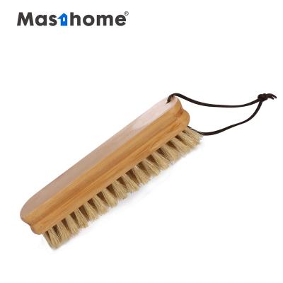 China Masthome Clean Wooden Polish Plastic Plastic Cleaner Shine Custom Clothes Horn Shoe Brush for sale