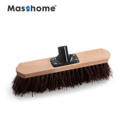 China Home Masthome Cleaning Wooden Handle Duty Push Broom for sale