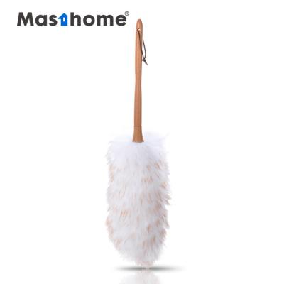 China Home Masthome Long Handle Lambs Wool Soft Cleaning Cloth for sale