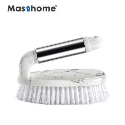 China Masthome Floor Brush Stocked High Quality Good Sale Marble Printed Easy Cleaning Stainless Handle for sale