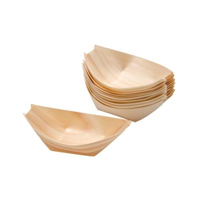 China Disposable Disposable Wooden Dishes for Restaurant Tableware for sale