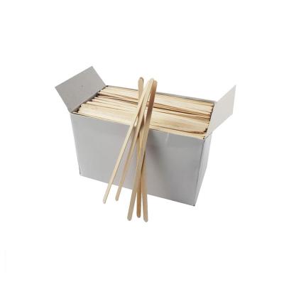 China Sustainable Biodegradable Coffee Sticks /Muddle Wooden Coffee Mixing Stirrers for sale