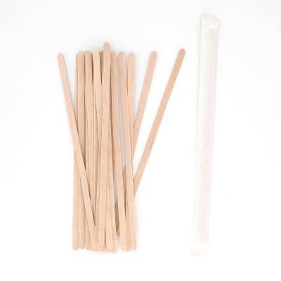 China Outdoor Coffee Stirrers Disposable Biodegradable Wooden Coffee Sticks Office Home Hotel for sale