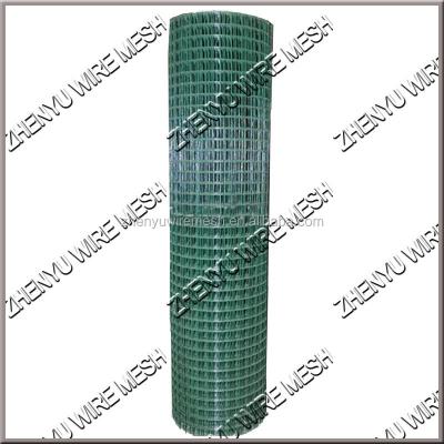 China Construction Wire Mesh 0.7/1.5mm Green Black Vinyl Coated Welded Wire Mesh 1x1 Inch PVC Coated Welded Wire Mesh 1/2x1/2 3/4x3/4