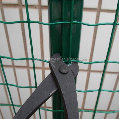 China Fence Mesh PE/PVC Coated 6ft Holland Welded Wire Fence 4x4 3x3 2x2 Mesh With 2.1M Fence Post (Manufacturer, High Quality, Low Price) for sale