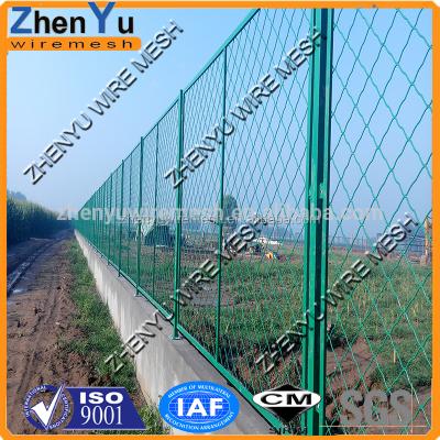 China WELDED WIRE MESH Wire Mesh Fence Security Barrier With High Voltage Electric Shock for sale