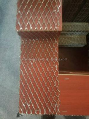 China Container Plate ZHENYU Wall Mesh Block Block Brick Reinforcement Platering Mesh / Expanded Metal Strip Lath for sale