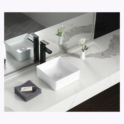 China Best Selling Cheap Ceramic Art Modern Basin Above Counter Bathroom Sink Basin for sale