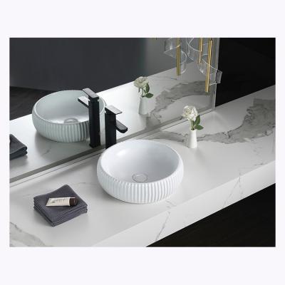 China Factory Direct Sale Modern Round Shampoo Hair Wash Hand Bathroom Sink Sink for sale