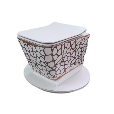 China New Arrival Modern Design Porcelain Luxury Bathroom WC Wall Mounted Toilet Bowl for sale