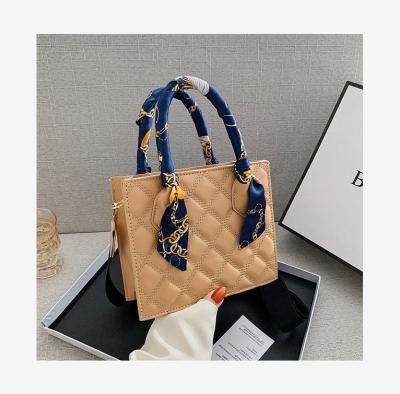 China Fashion Hot Exquisite Silk Handbag Scarf For Women\Cross-Body Bag\Single Shoulder PU Leather+Polyester Tote for sale