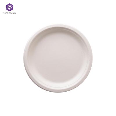 China Party Making Paper Party Disposable Professional Pulp Dish Elegant Disposable Tableware for sale