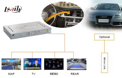 China Interfaz de las multimedias de los recambios A5 Q5 Audi de la navegación del coche con la cámara de vista posterior en venta