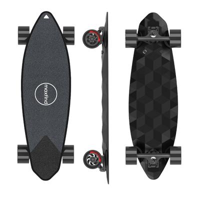 China Black Panther 36V 4.4Ah 600W Adult Signal Hub Motors 32km/h 4 Wheels Electric Skateboard for sale