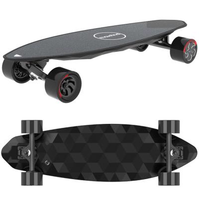 China Adult 38KMH 1200W Long Board Boosted Longboard 20KM Chain Remote Control Adult Electric Skateboard for sale