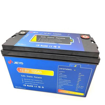 China Electric car 12V100AH ​​12V200Ah LiFePO4 battery pack 200Amp rv camping caravan car starting power supply for sale