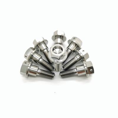 China Wholesale custom made GR2 GR5 corrosion resistant titanium bolt and wood nut screw with high quality and competitive price for sale