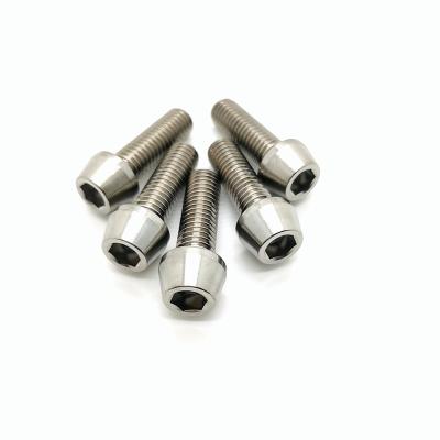 China Corrosion Resistant Titanium Alloy V Cantilever Post Bolts M8 M10 Bolts Part Titanium Bolt Top Sale for sale