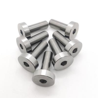 China Exquisite High Strength Anti-Corrosion Titanium Alloy Screw Bolts M8 M10 M12 CNC Machined Titanium Screw For Bike for sale