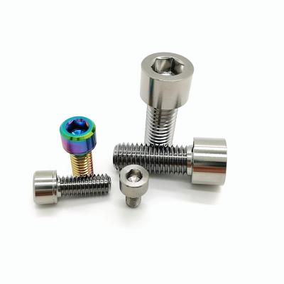 China Factory direct titanium GR2 GR1 GR5 iso9001 GR2 titanium bolts parts with competitive price for cat truck motorcycle for sale