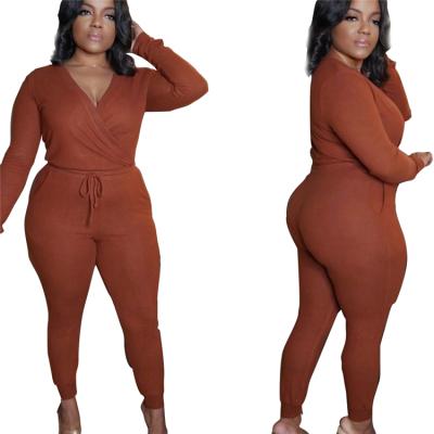 China Newest Design Breathable Plus Size Women's Clothing Women's Rompers Womens Jumpsuit for sale