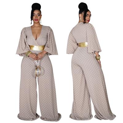 China Plus Size Women's Clothing One Piece Jumpsuit Women Plus Size Jumpsuits For Women for sale