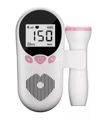 China 2022 Pregnant Women Best Selling Babies Wireless Ultrasonic Doppler Heart Rate Fetal Monitor for sale