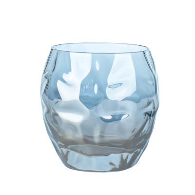 China Best Selling Viable High Stem Wine Glass Cup Heat Resistant Color Borosilicate Glass Cup Manufacturer for sale