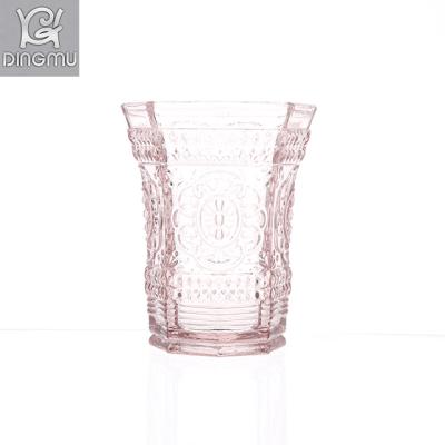 China Wholesale Viable Glass Tumblers Gift Water Glass Tumblers For Drinking Juice Cup Colored Drinking Glass Cup for sale