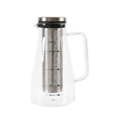 China Viable ODM Coffee Pot OEM Glass Coffee Teapot Manufacturer High Borosilicate Glass for sale