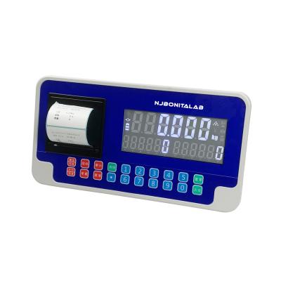 China HI LOW OK Counting Indicator Display Label Printer Digital Weighing Indicator with Label Printer for Floor Measures Bench Scale Indicator for sale